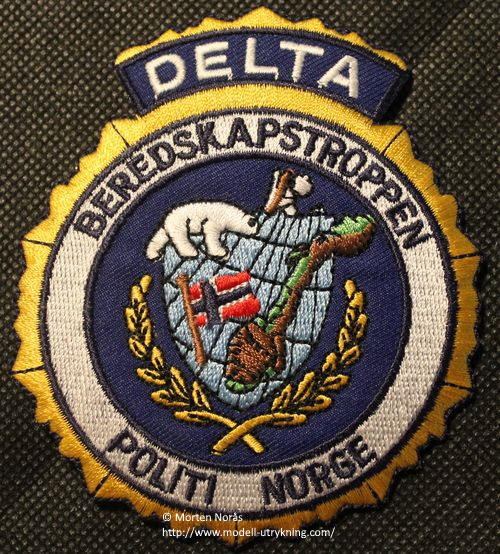 Delta beredskapstropen politi merke